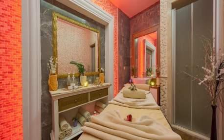 SPA garden with Bali type massage units, an