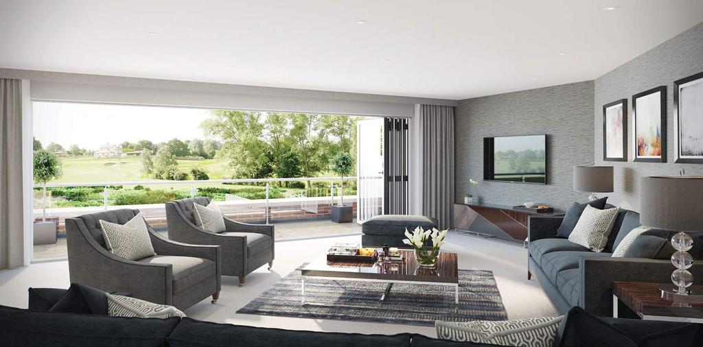 With an impressive balcony extending your living space to the outside, dramatic views