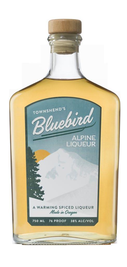 Bluebird A host of aromatic herbs and spices like angelica and fennel combine in this layered and gently sweet liqueur.