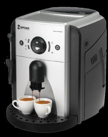 The SPIDEM My Coffee RAPID STEAM model is ideal for