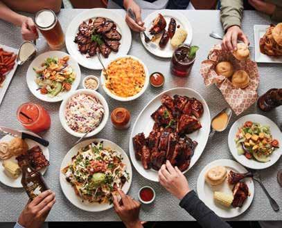 Feasts WHETHER YOU'RE FEEDING THE WHOLE FAMILY OR PLANNING AN OUTDOOR PICNIC, You can get lip smacking BBQ goodness for less BACKYARD FAMILY FEAST Choice of two racks of baby back, St.