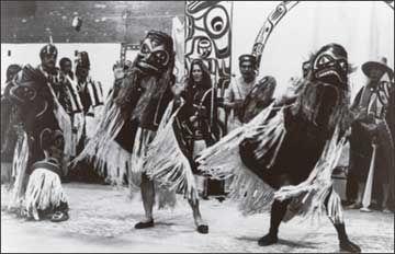 Additional Information Usually held in winter months, the potlatch was one of the most common traditions. The feast was a way to show off wealth.
