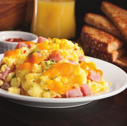Our Grilled Steak or Ham & Cheese Breakfast kits are convenient and flavorful additions to utilize with our scrambled egg