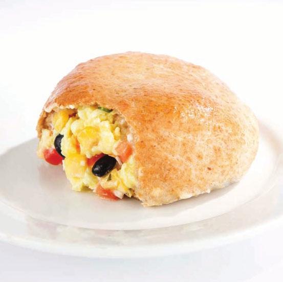 MEAT-FREE HIGH SOURCE OF PROTEIN SCRAMBLED EGG WHITES WHOLE WHEAT CHIA BUN ALL-NATURAL ITEM #250587