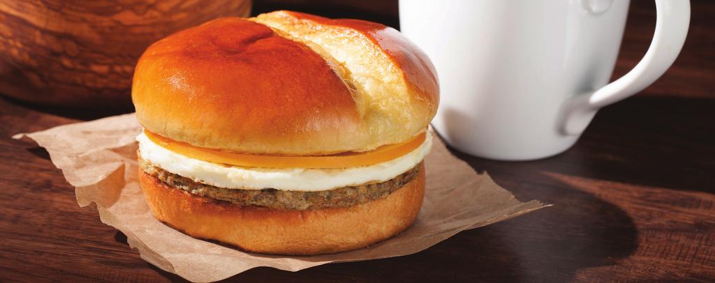 ITEM #301028 BREAKFAST SANDWICHES VARIETY, QUALITY INGREDIENTS, AND PURE DELICIOUSNESS Grand Prairie Foods Breakfast Sandwich line is made with only the highest quality ingredients.