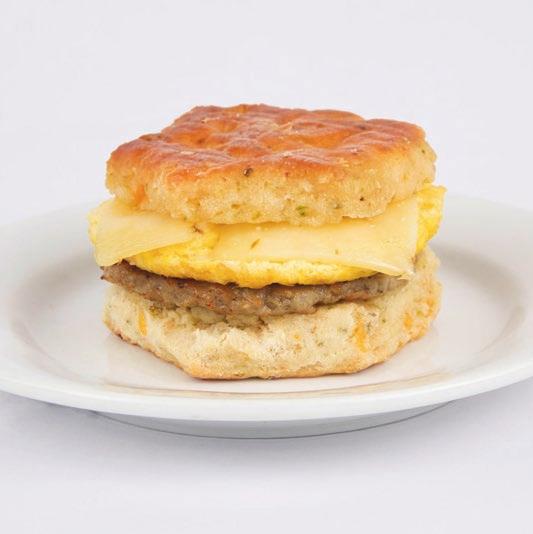 TRY OUR DELICIOUS JALAPEÑO BISCUIT OR ONE OF OUR OTHER BISCUIT SANDWICHES.