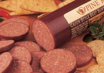 00 7144 - Cajun Beef Summer Sausage Crushed black