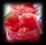 Cold beverages PRODUCT PREPARATION Granita Mix (Ice Water) flavours: Lemon/ Strawberry/ Watermelon 400 g sachet (12
