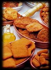 crispy pane recipes (chicken, meat, fish crockets) with water instead of egg.