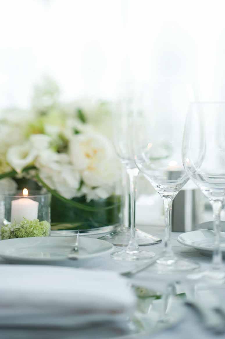 Wedding menu II Price 200 PLN per person gross Welcome Roast beef slices with red onion confiture, served with rocket and horse radish cream Cauliflower veloute with truffle oil Pork loin in mustard