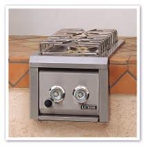 OUTDOOR COOKING PRODUCTS LUXOR DOUBLE SIDE BURNER (AHT-DSB) Any outdoor chef will enjoy the use of the LUXOR side burner which will complete the outdoor cooking experience by allowing you to create