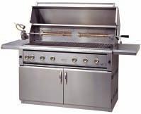 FREE STANDING SERIES LUXOR 30 FREESTANDING GRILL (AHT-30F) 730 square inches of total cooking area (490 main grilling area) Two Infrared ceramic gas burners producing 44,000 BTUs