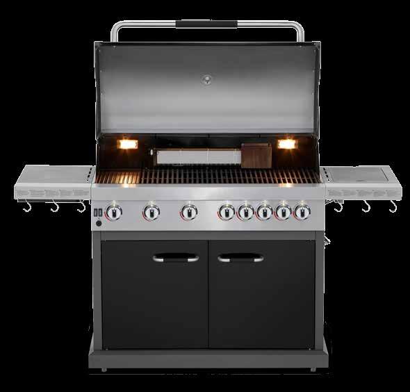 Pro 6 deluxe 6-BURNER GAS GRILL WITH SIDE BURNER Our ultimate