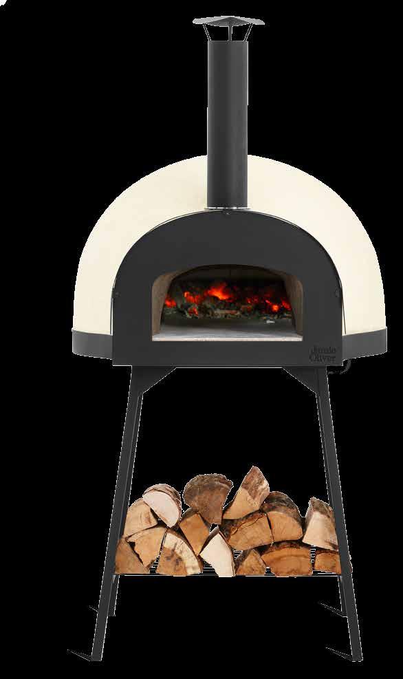 Dome80 LEGGERO This extra-large pre-assembled wood-fired oven makes light work of cooking up delicious crowd-pleasing food outdoors, whatever the weather.