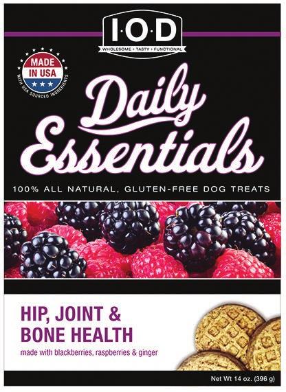 HIP, JOINT & BONE HEALTH This pumpkin-based treat made with blackberries, raspberries and ginger will naturally support hip, joint and bone health.