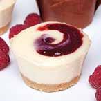 INDIVIDUAL CHEESECAKES Pack of 8 Made with care to create sweet