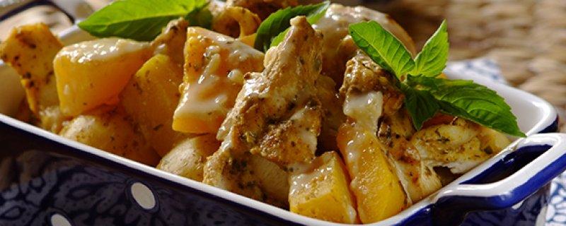 Chicken Fillets, Potato and Butternut Baked in A Bag Thursday 18th May COOK TIME PREP TIME SERVES 00:50:00 00:10:00 4 Quick and easy and full of flavour - your family will love this delicious