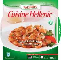 CUISINE HELLENIC Authentic Greek recipes specially packed in order to maintain the nutritious values of their finest