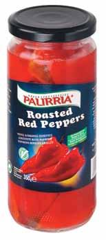 1 Roasted Red Peppers in brine Tasty peppers of the highest quality in vinegar, with a vivid red color, rich in