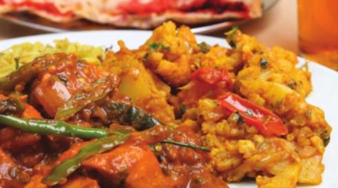 Special Dishes CHILLI MASALA DISHES - A very hot dish cooked with fresh green chillies, coriander, herbs and spices. Chicken 8.95 Lamb 10.10 King Prawn 12.45 Prawn 10.