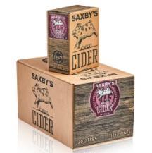 6 x Traditional Saxby s Traditional Cider is a medium dry cider, with a long flavour with oaky notes and definitely very moreish! 3.8% 5.0% 5.