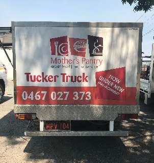 Tucker Truck Hire Our Tucker Trucks are available to hire for your next function. We have a dedicated Tucker Truck functions menu, which is available with one of our friendly staff members.