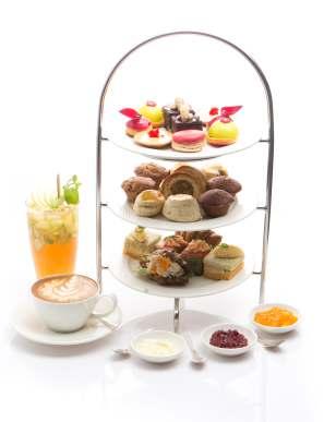 High Tea Our High Tea in the Dome includes the following: Selection of fresh Sandwiches Selection of Hot Nibbles Scones with Jam & Cream Selection of