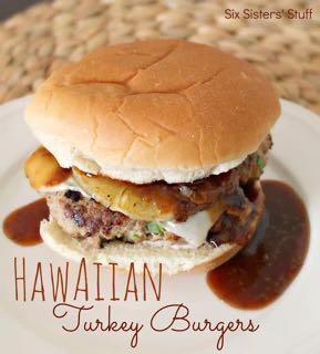 DAY 5 SMALLER HEALTHY PLAN-HAWAIIAN TURKEY BURGERS M A I N D I S H Serves: 4 Prep Time: 10 Minutes Cook Time: 10 Minutes Calories: 512 Fat: 19 Carbohydrates: 43 Protein: 37 Saturated Fat: 8 Sodium:
