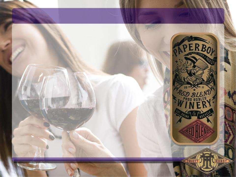 Business Strategy - Paperboy Case Study Paperboy is a brand we developed with Safeway - expected to launch with a significant case order in FY2014 Our competitive grape sourcing, high quality wine