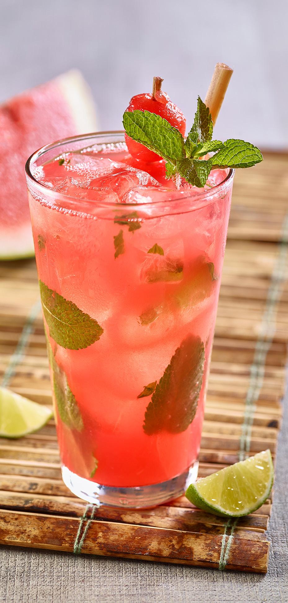Adding sweet watermelon to your traditional mojito means you can use less sugar for more flavour it s a win-win!