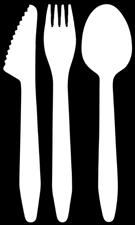 Cutlery, off-white 7 PLA 7 PLA COATING Colour (net) (gross) Pcs per pack Transparent 18 cl 20 cl