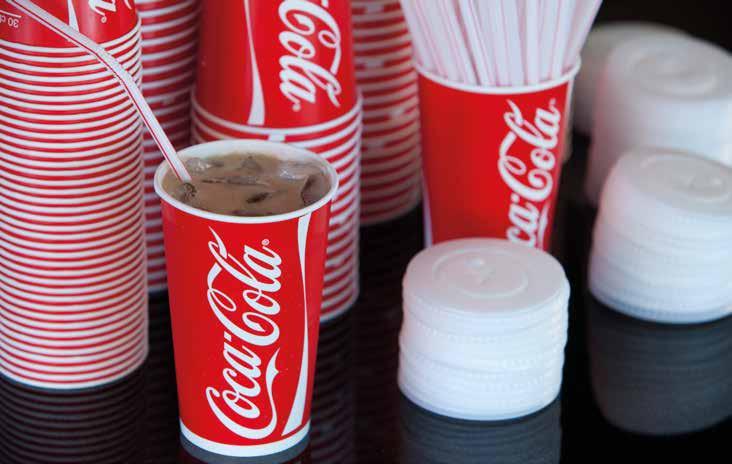 Eco Products Cold Cups Coffee-To-Go Drinking Cups The paper cold cups are PE coated on both sides.