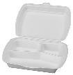 Thermo tray with hinged lid 5638 Thermo Trays Colour LxW H Pcs per pack Crt. 5638 1-com.