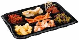 Eco Products Serving Trays Coffee-To-Go Catering Baking Products Plastic Trays Take Away Cutlery Plates Drinking Cups Serving tray plastic, small 132552 Serving tray plastic, large Black, 25x35x2 cm
