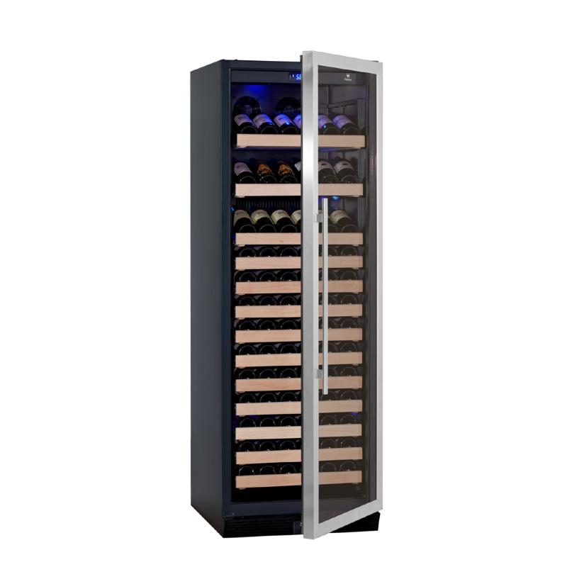 50 SINGLE ZONE WINE COOLER This 50 bottle wine cooler is a single zone unit equiped with branded compressor, fans, power switch supply and controllers.
