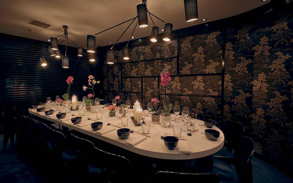 PRIVATE HIRE Our intimate private dining room can host 20 for a sit down dinner or 25 guests standing for a canapé party.