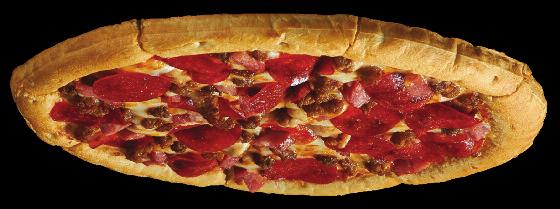Self-Rising Crust Pizza Pizza con costra ultra delgada 103 PEPPERONI 28 OZ