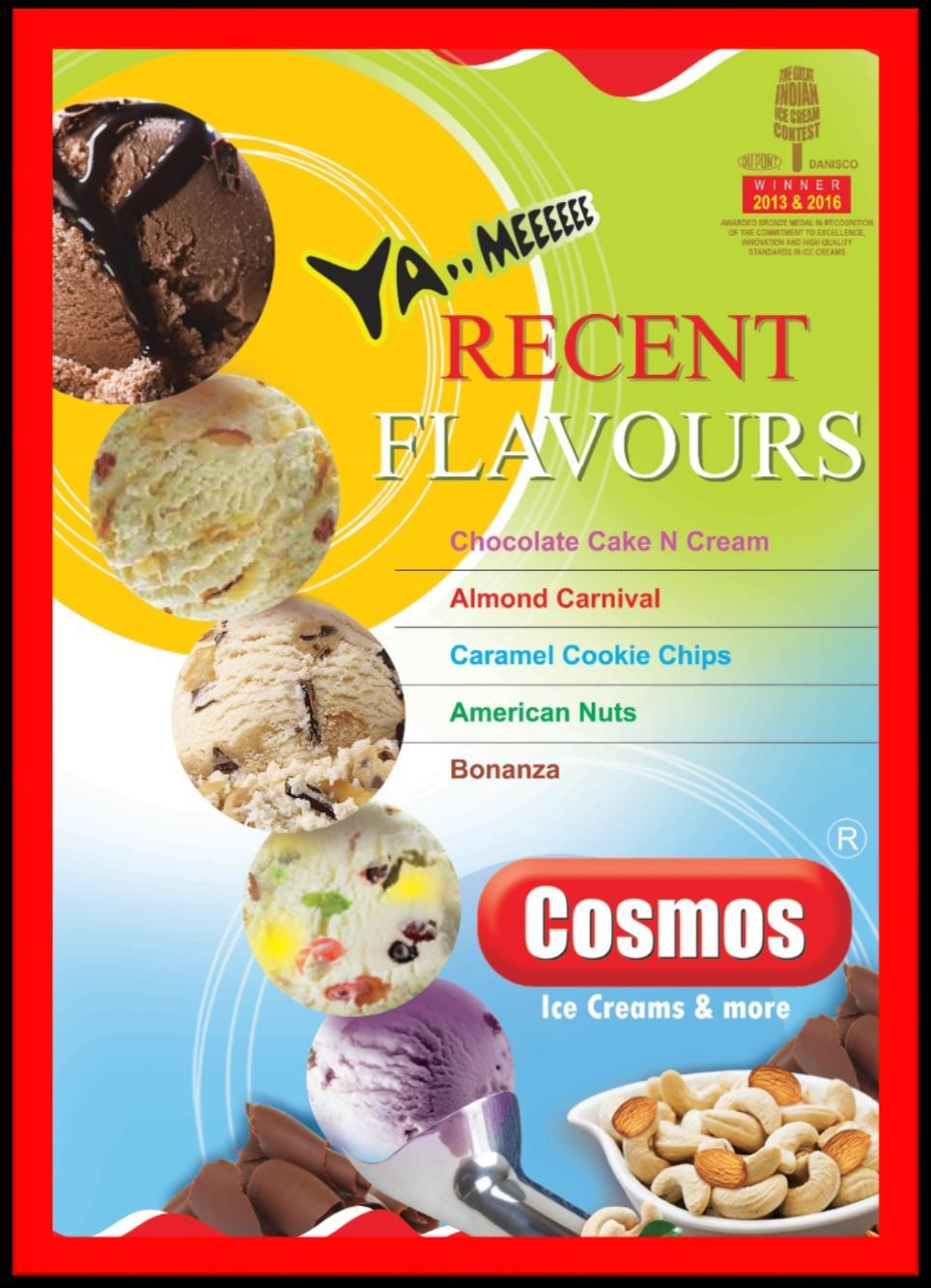 Recent flavours launched for Flavour of the month