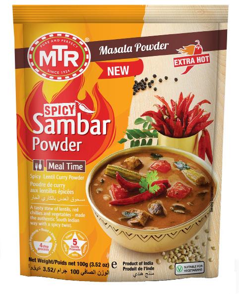 24x200g 60x200g Barcode: 8901042954783 Curry Powder for Rice Sambar