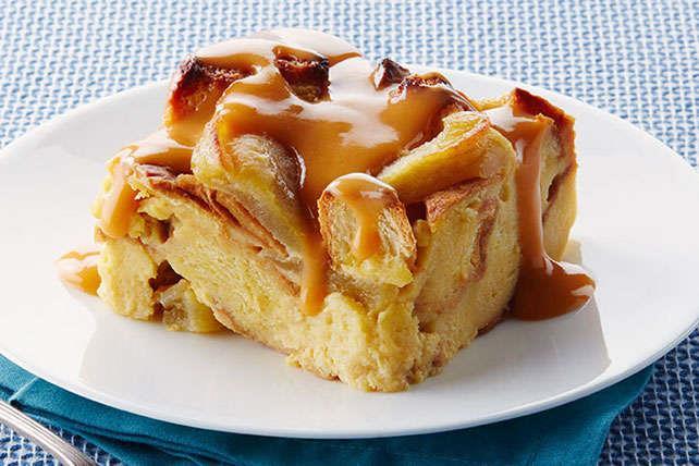 Slow-Cooker Apple Bread Pudding with Warm Butterscotch Sauce Prep Time 20 min. Cook Time 4 hours 24 servings, 1/2 cup bread pudding and 2 Tbsp.