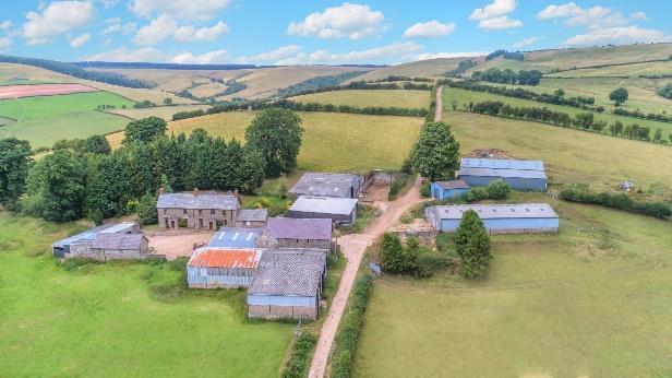 FARM FOR SALE A most productive and substantial livestock rearing holding known as CEFNCALONOG, NEWCASTLE ON CLUN, CRAVEN ARMS, SHROPSHIRE, SY7 8QY Comprising Substantial 6 Bedroom Stone Farmhouse