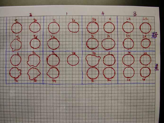 Good result Bad result = Unused result Control (Water) If we look at the results plotted in a graph paper simply,