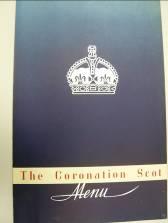 2008-7772 London & North Eastern Railway menu card from "The Coronation - The First
