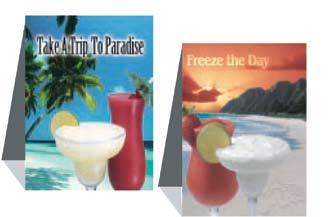 Posters This four-color poster features a refreshing smoothie that will make your customers want to cool of with their favorite flavor.
