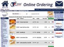 Products Order Online Ready to give it a go? 3 Easy ways to get started Speak to your rep Call your local sales office Visit www.totalfoodservice.co.