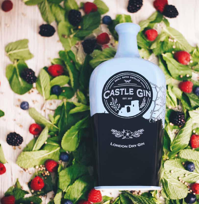 8 CASTLE GIN Wade Ceramics was delighted to partner with Castle Gin a locally inspired Staffordshire company like us in the creation of their new ceramic bottle.