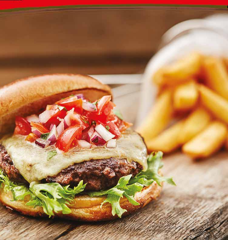 Build the ultimate Burger Mature White Cheddar Cheese Slices 1kg CODE: 6547 3.
