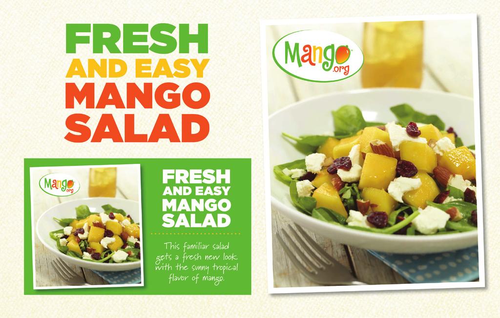 mango usage Also available for order are POS materials