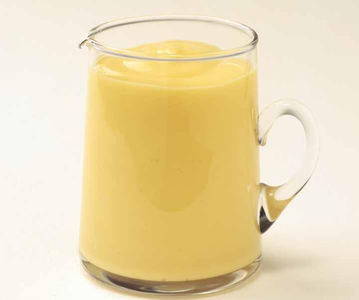 Radioactive Alien Custard Serves 4 Per portion: 103kcal and 3.2g protein 1 bottle PaediaSure Compact vanilla or banana flavour 500ml full fat milk 4 eggs 1.