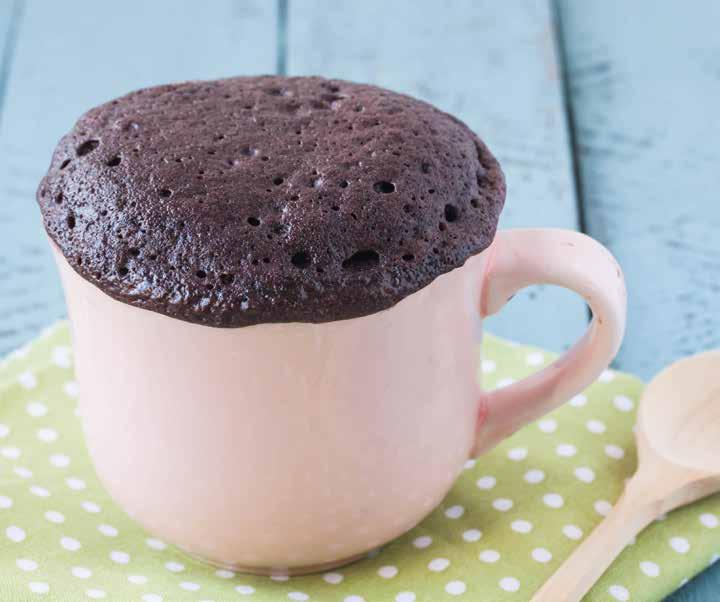 Chocolate Micro-Asteroid Stick something here Makes 1 muffin Per mug: 636kcal and 12.